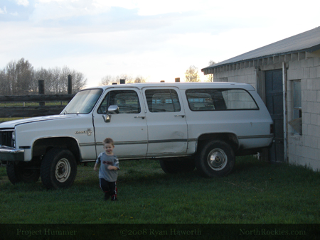 My Suburban before the conversion